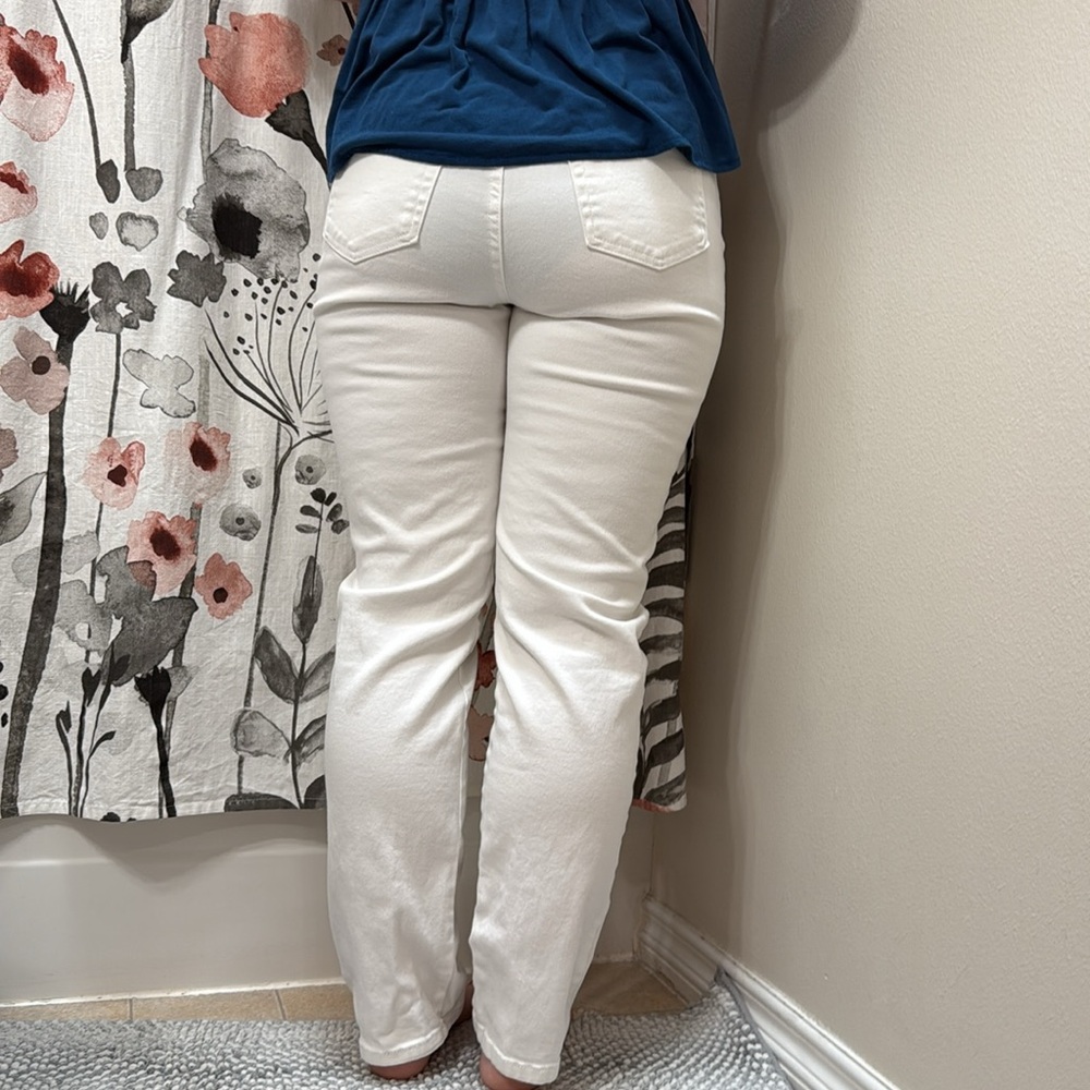 Women’s Gloria Vanderbilt White Skinny “Amanda” Jeans. Size 8 - Picture 3 of 8